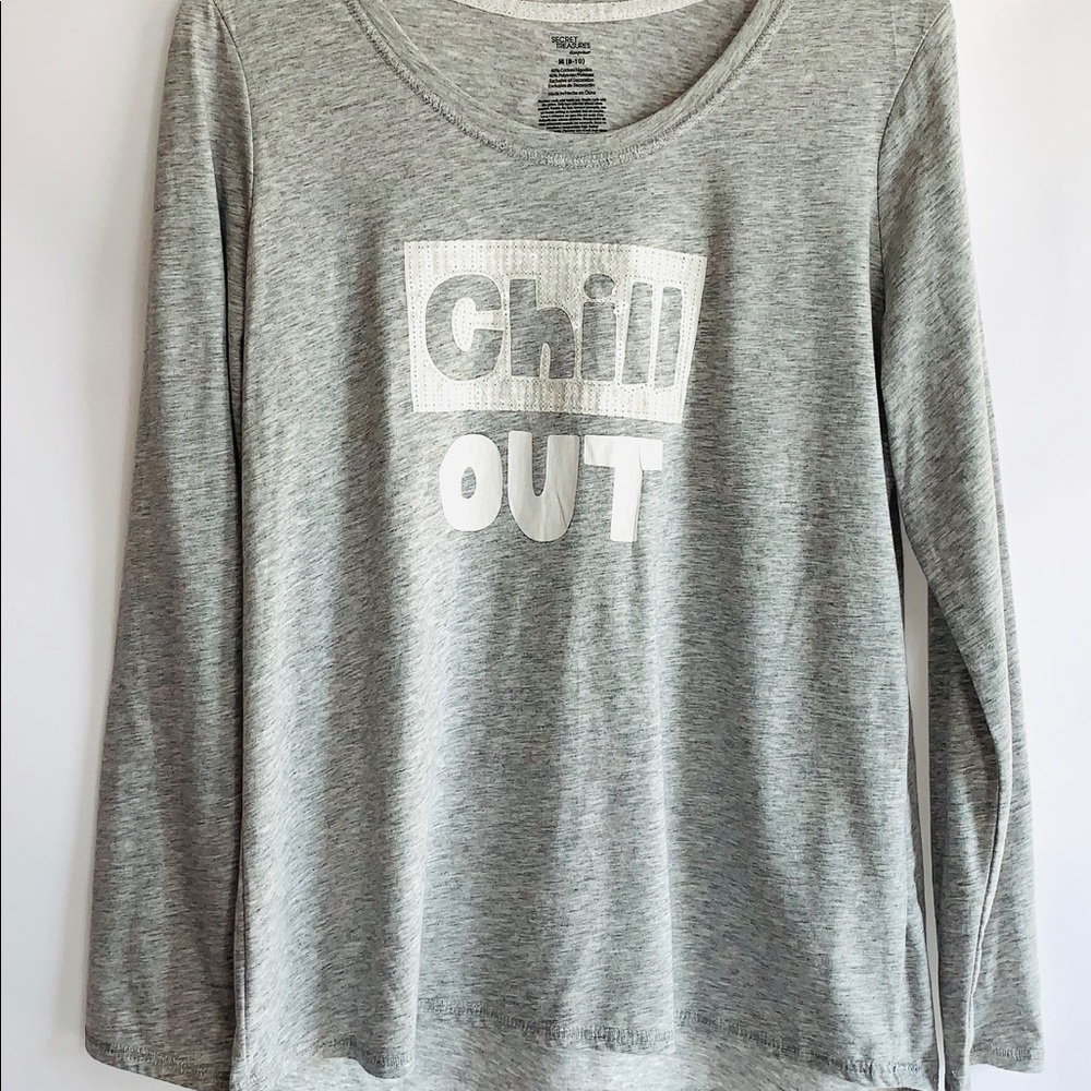 Secret Treasures Sleepwear Top Sz M - Picture 2 of 5